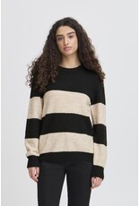 ICHI ICHI - Edeen Striped Pullover (Meteorite)