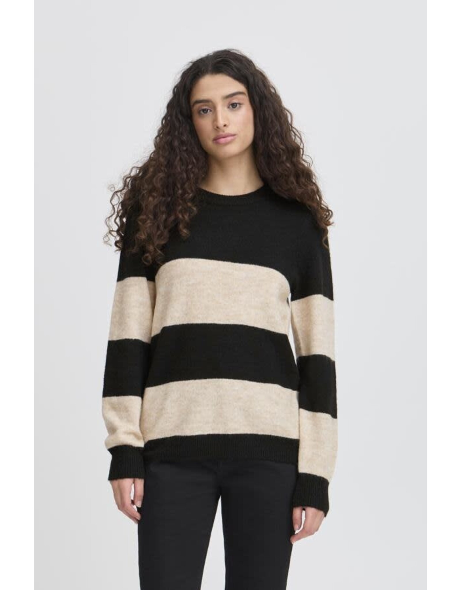 ICHI ICHI - Edeen Striped Pullover (Meteorite)