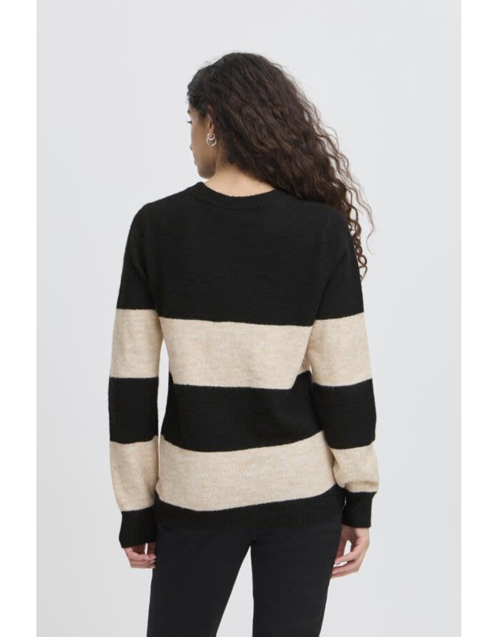ICHI ICHI - Edeen Striped Pullover (Meteorite)