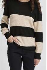 ICHI ICHI - Edeen Striped Pullover (Meteorite)