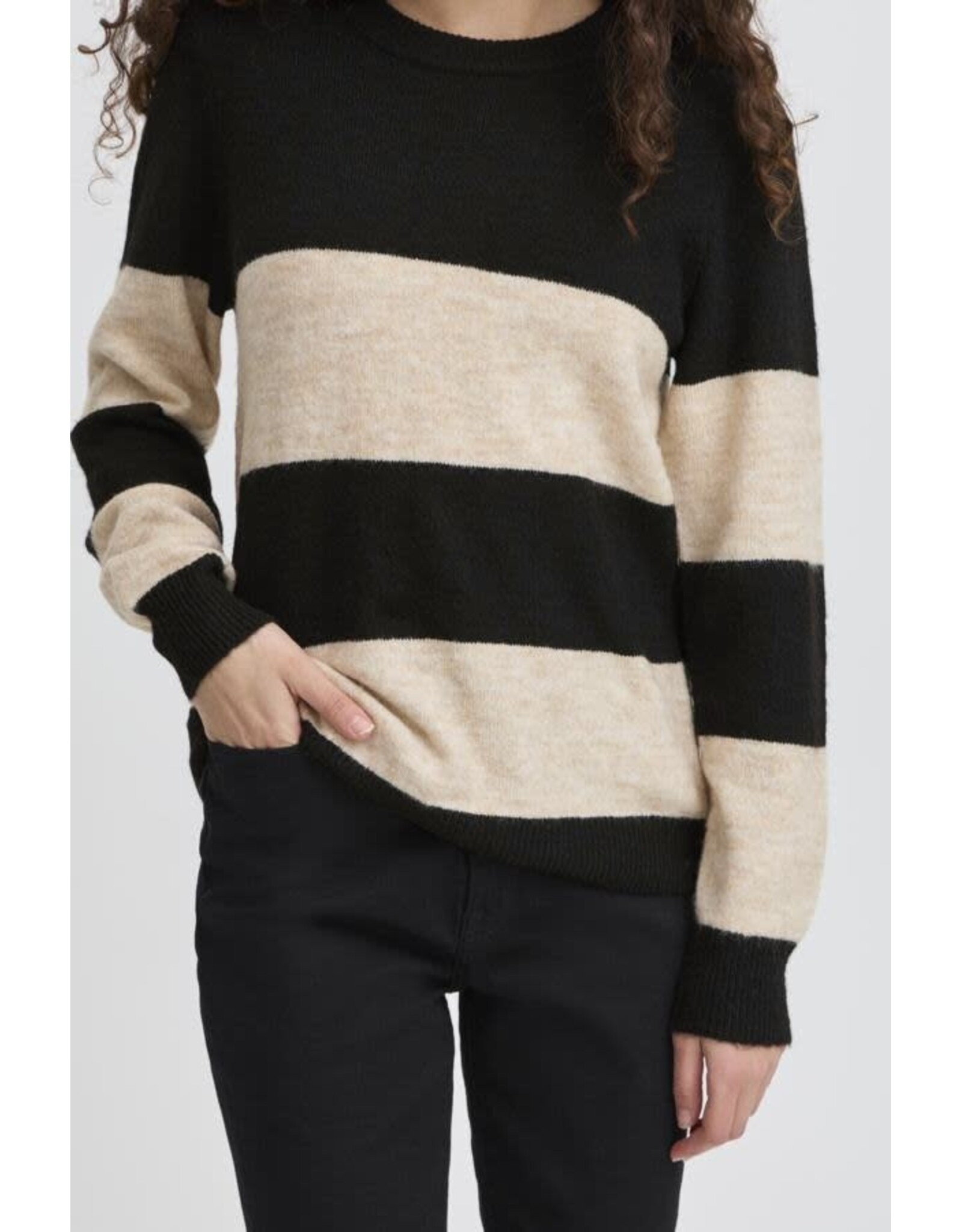 ICHI ICHI - Edeen Striped Pullover (Meteorite)
