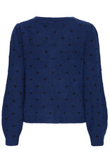 ICHI ICHI - Destine Cardigan (Navy Peony)
