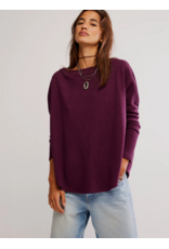 Free people Free People -   We The Free Latte Blues Solid Thermal (Chocolate Grape)