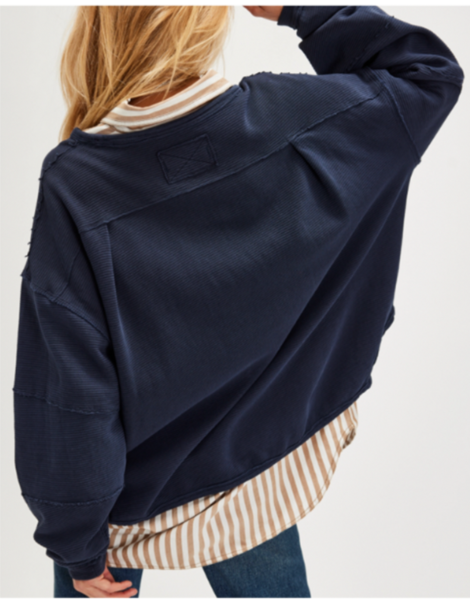 Free people Free People - Total Eclipse Tee (Deeper Iris)