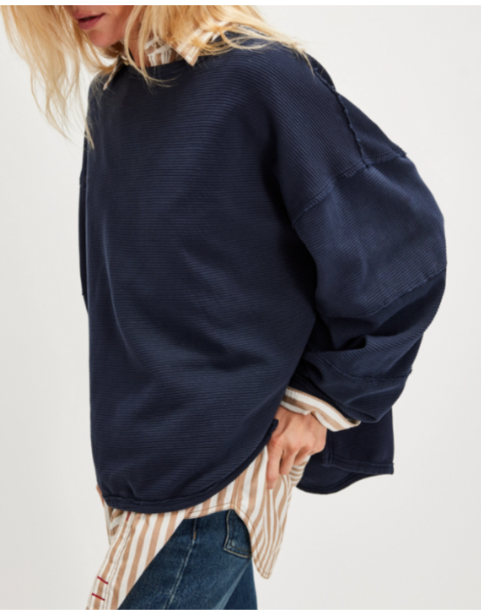 Free people Free People - Total Eclipse Tee (Deeper Iris)