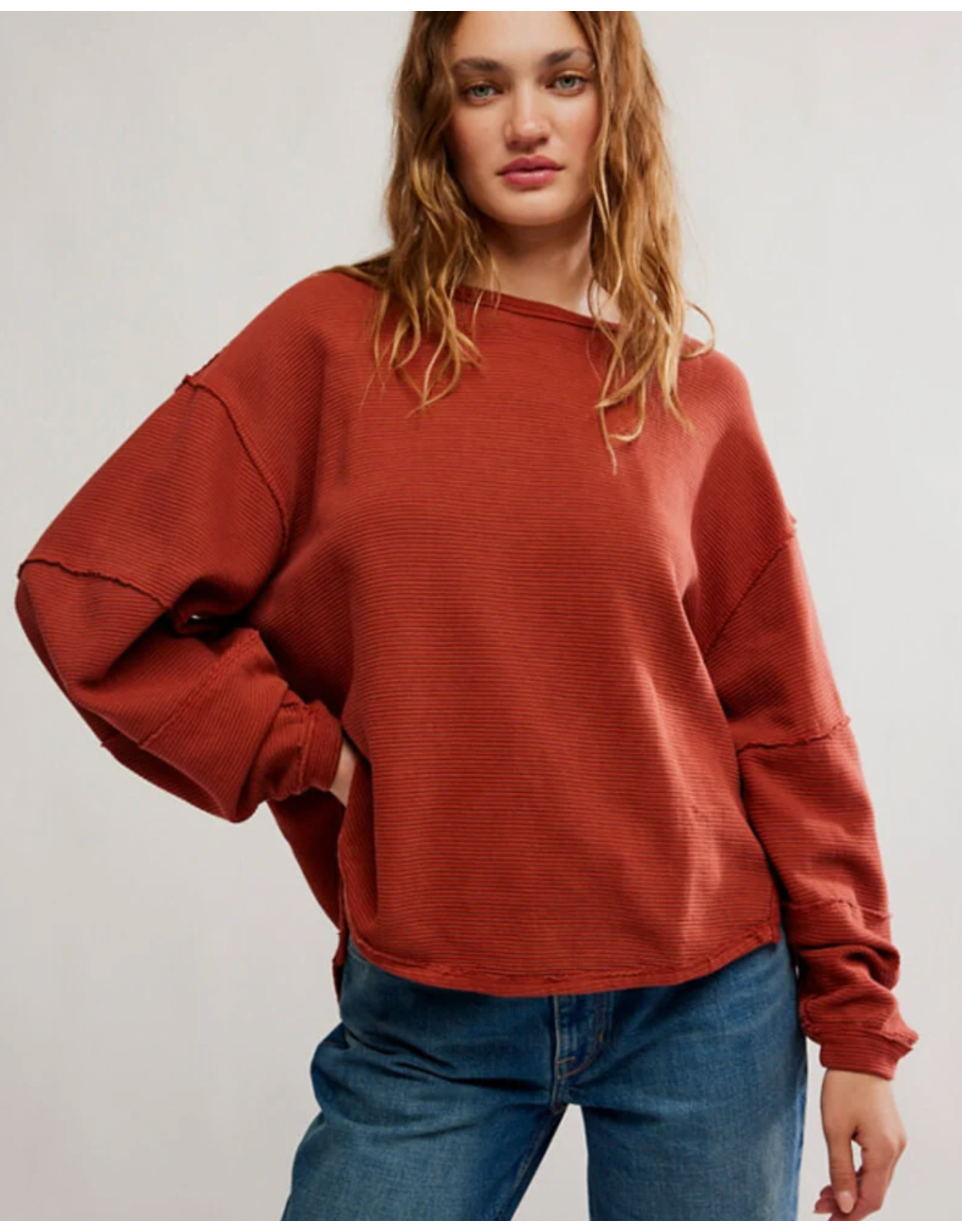 Free people Free People - Total Eclipse Tee (Spiced Rum)