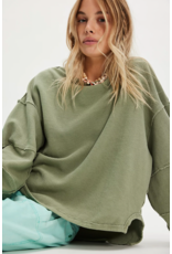 Free people Free People - Total Eclipse Tee (Oil Green)