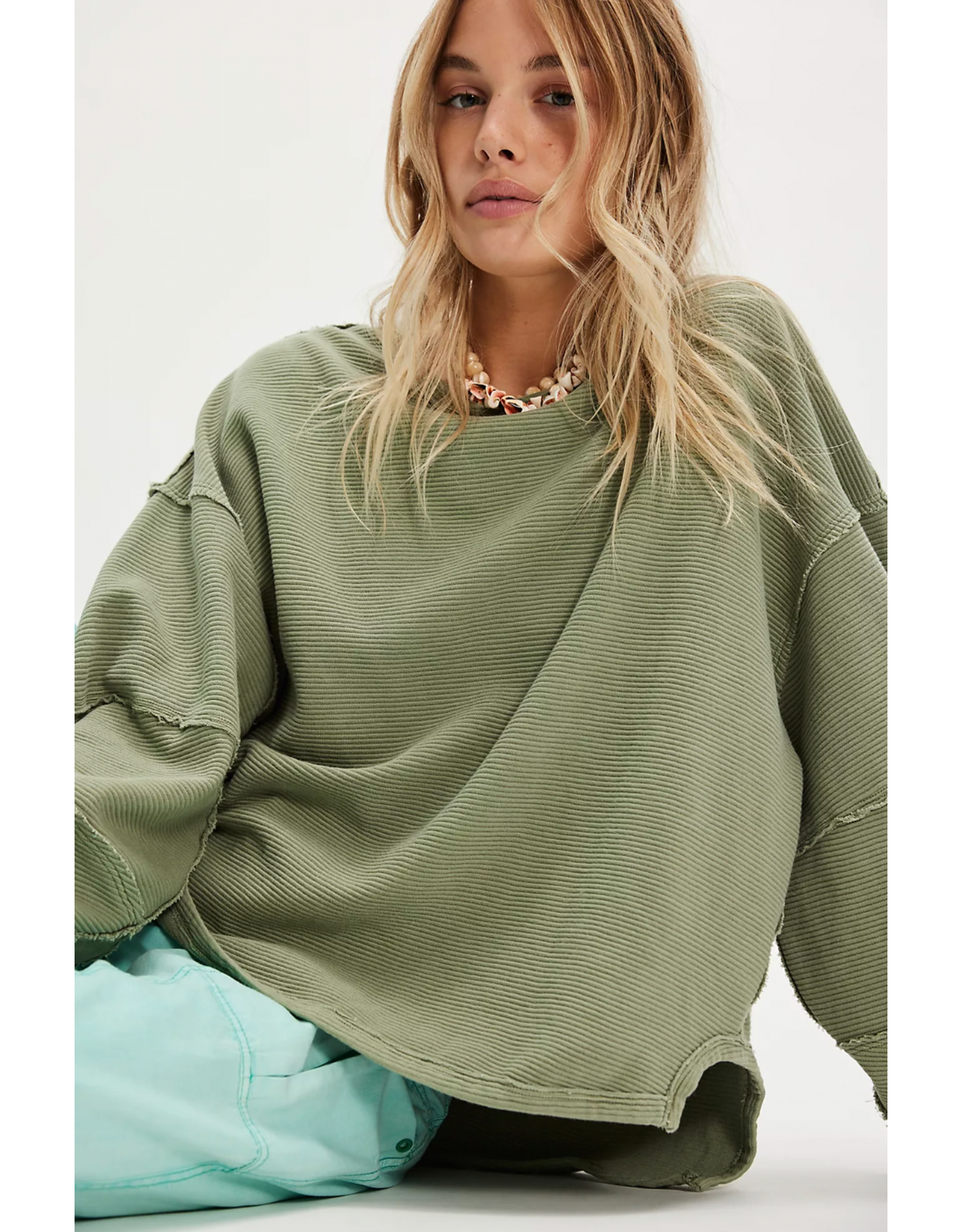 Free people Free People - Total Eclipse Tee (Oil Green)