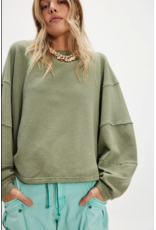 Free people Free People - Total Eclipse Tee (Oil Green)