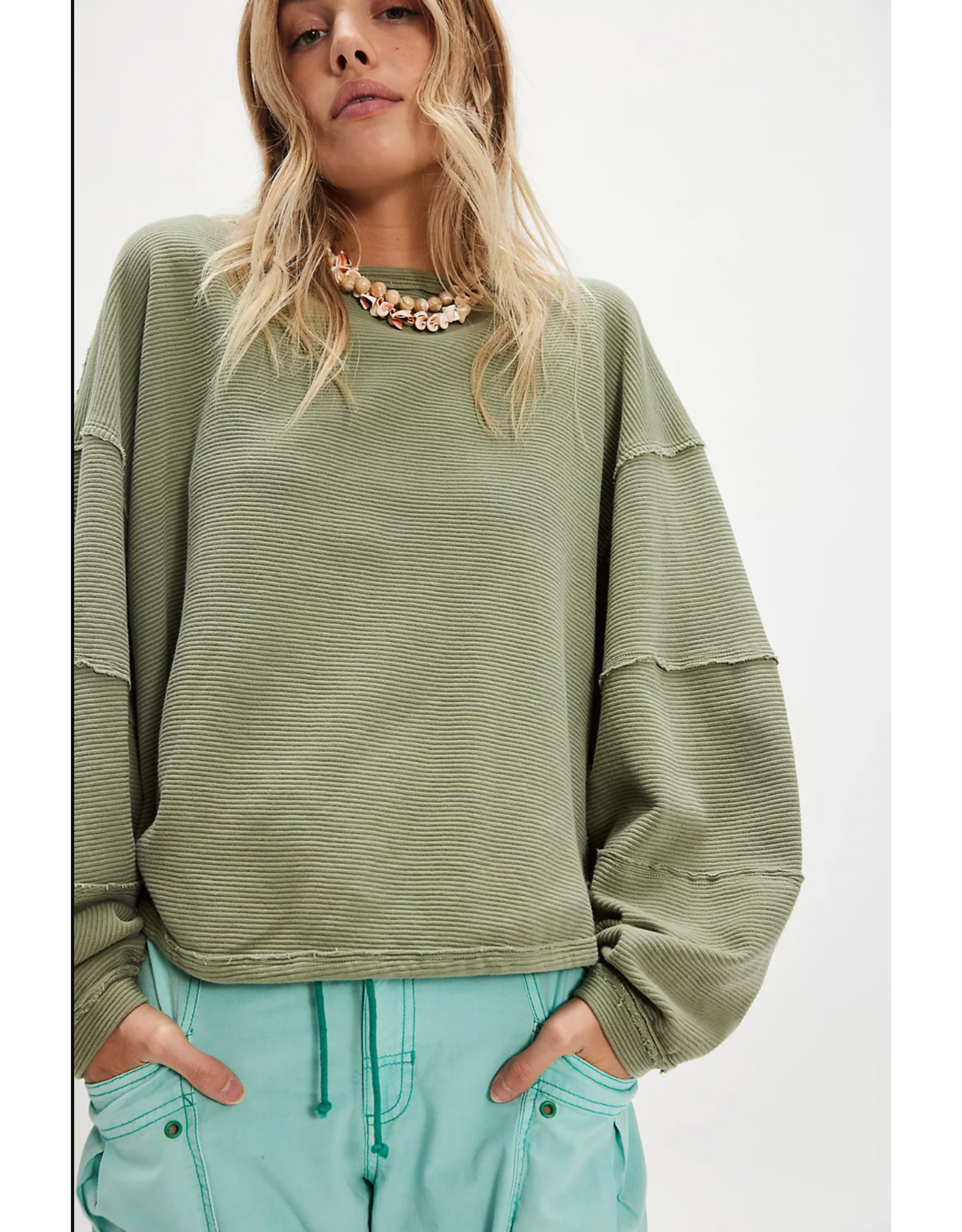 Free people Free People - Total Eclipse Tee (Oil Green)