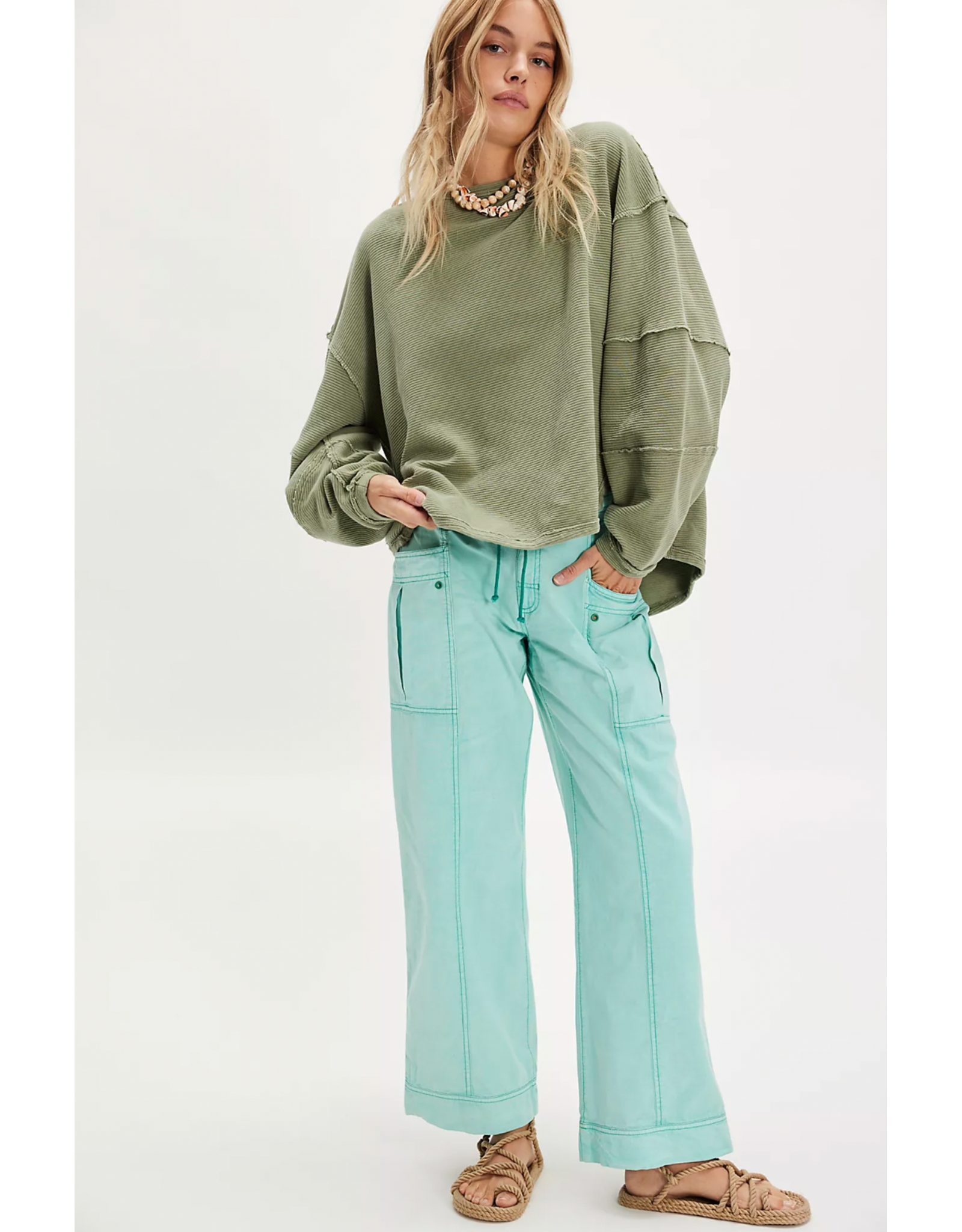 Free people Free People - Total Eclipse Tee (Oil Green)