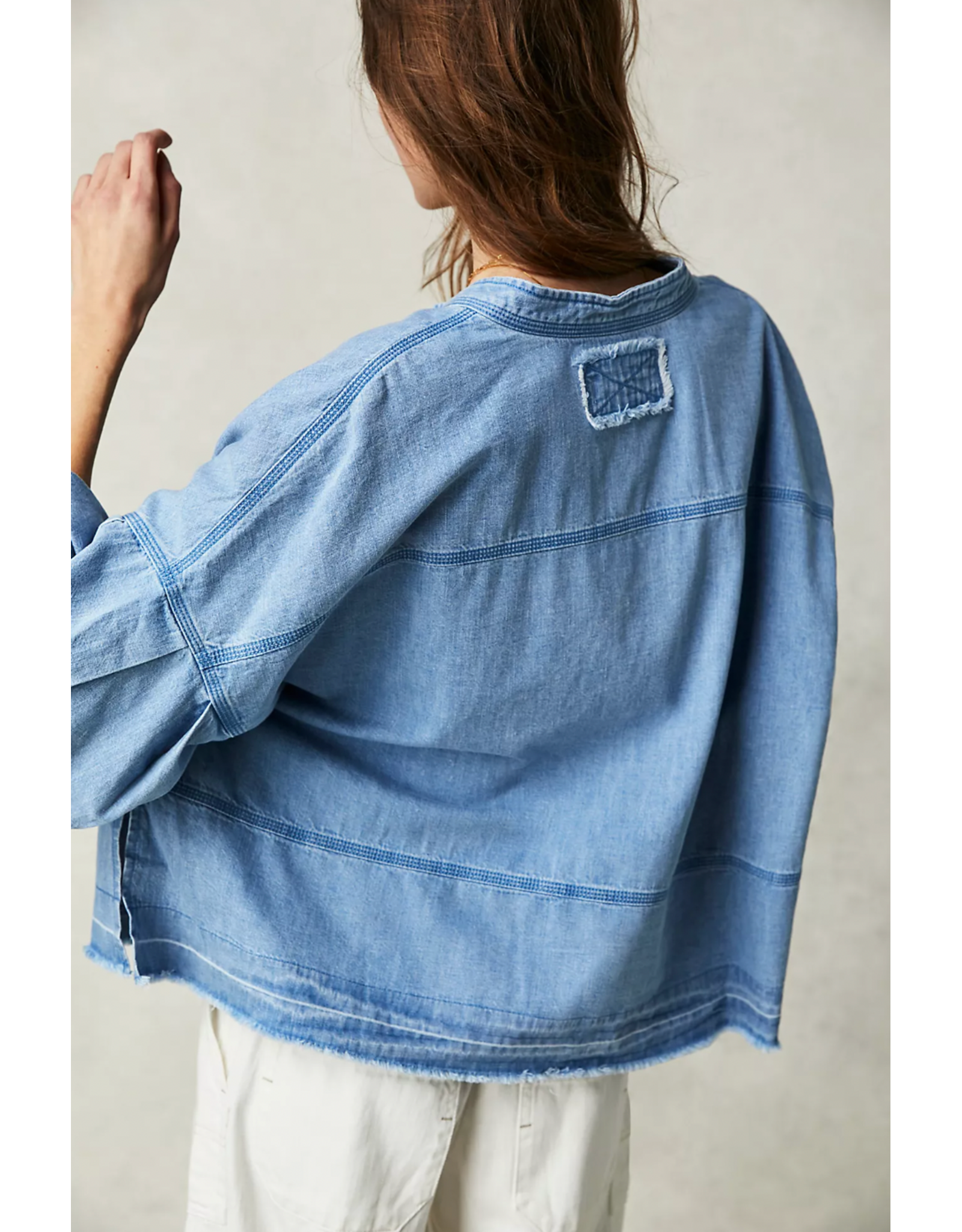 Free people Free People - Jude Denim Pullover (Vintage Indigo)