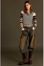 Free people Free People - Avery Zip Up (Black Combo)