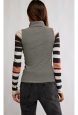 Free people Free People - Avery Zip Up (Black Combo)