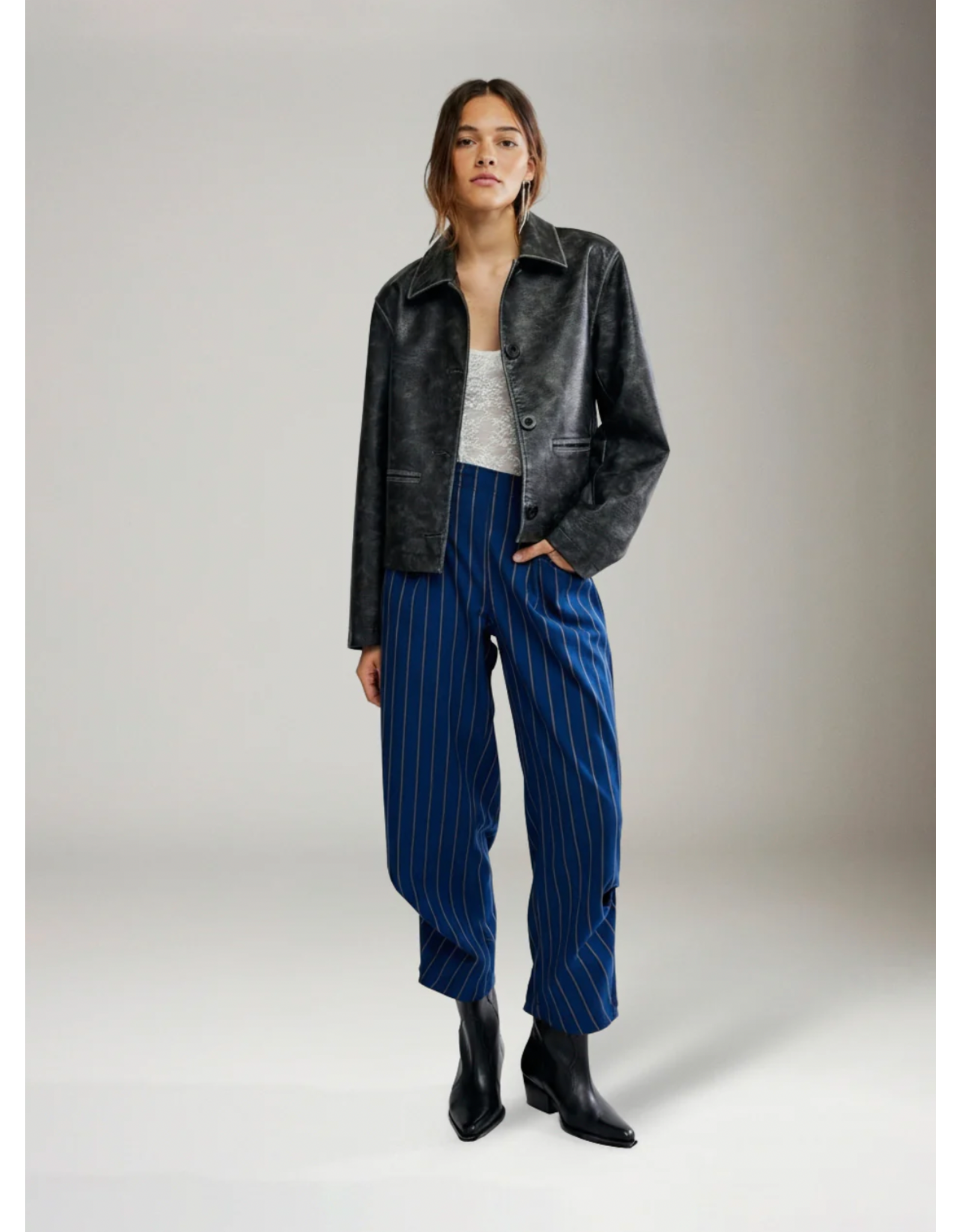 Free people Free People - Nice Choice Pull-On Pants (Navy)