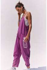 Free people Free People - Hot Shot Onesie (Deep Mulberry)