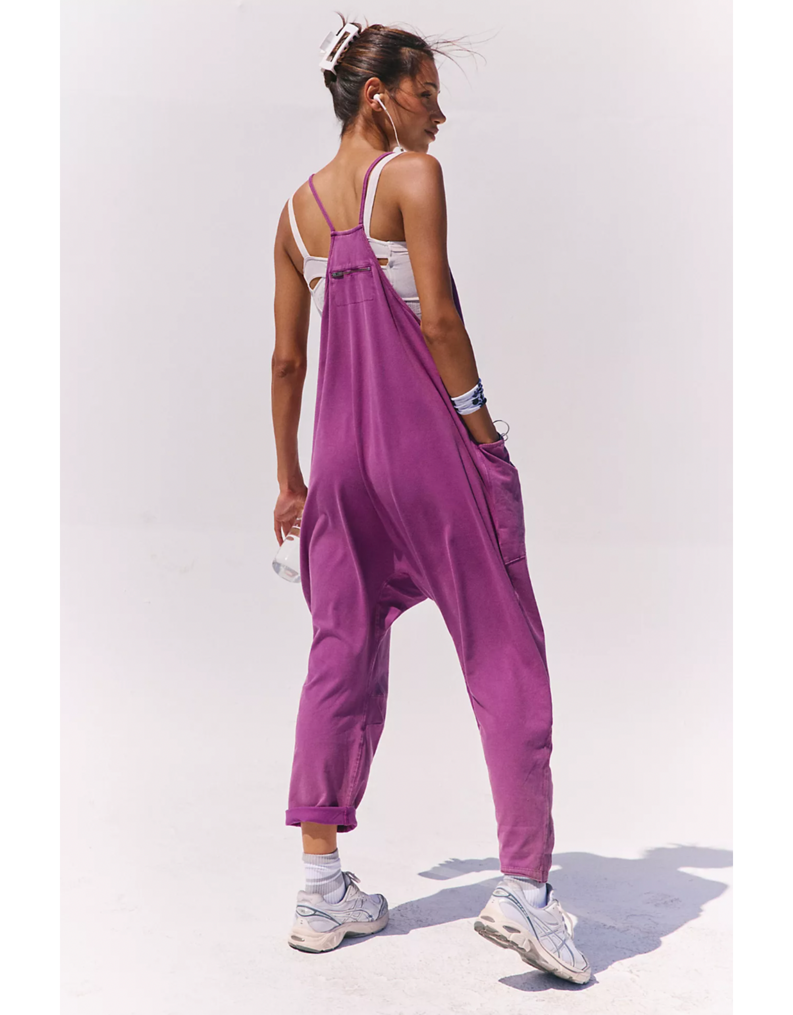 Free people Free People - Hot Shot Onesie (Deep Mulberry)