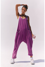 Free people Free People - Hot Shot Onesie (Deep Mulberry)
