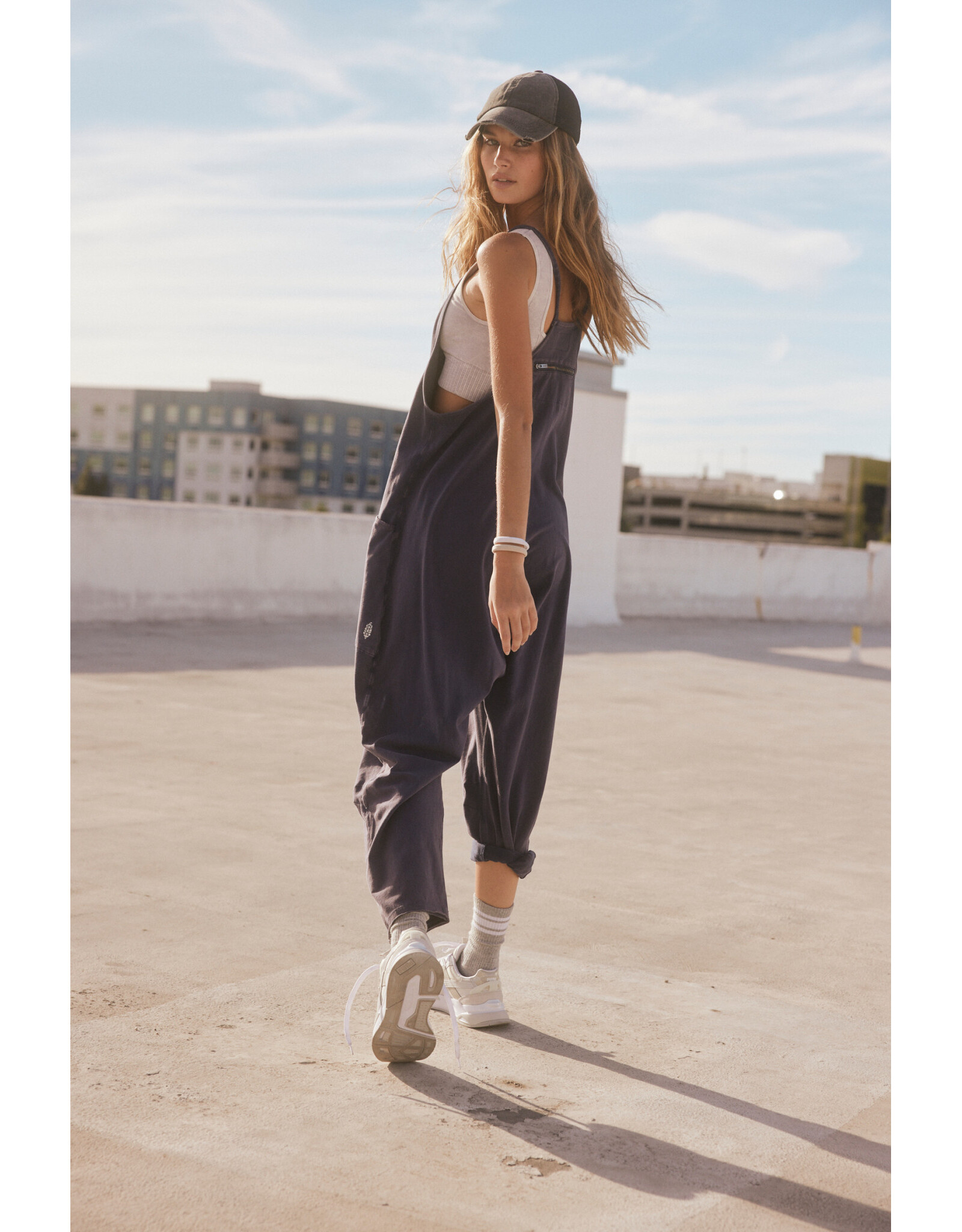 Free people Free People - Hot Shot Onesie (Washed Black)