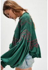 Free people Free People - Holly Long Sleeve Knit Top (Green)