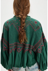 Free people Free People - Holly Long Sleeve Knit Top (Green)