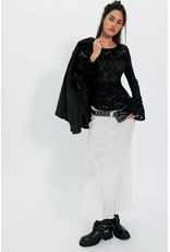 Free people Free People - Lace Layering Long Sleeve Top (Black)