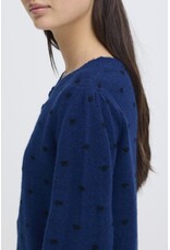 ICHI ICHI - Destine Cardigan (Navy Peony)