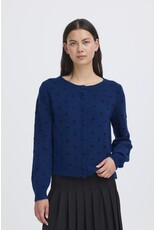 ICHI ICHI - Destine Cardigan (Navy Peony)