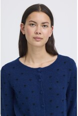 ICHI ICHI - Destine Cardigan (Navy Peony)