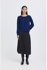 ICHI ICHI - Destine Cardigan (Navy Peony)