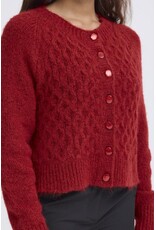 ICHI ICHI - Belablue Cardigan (Red Dahlia)