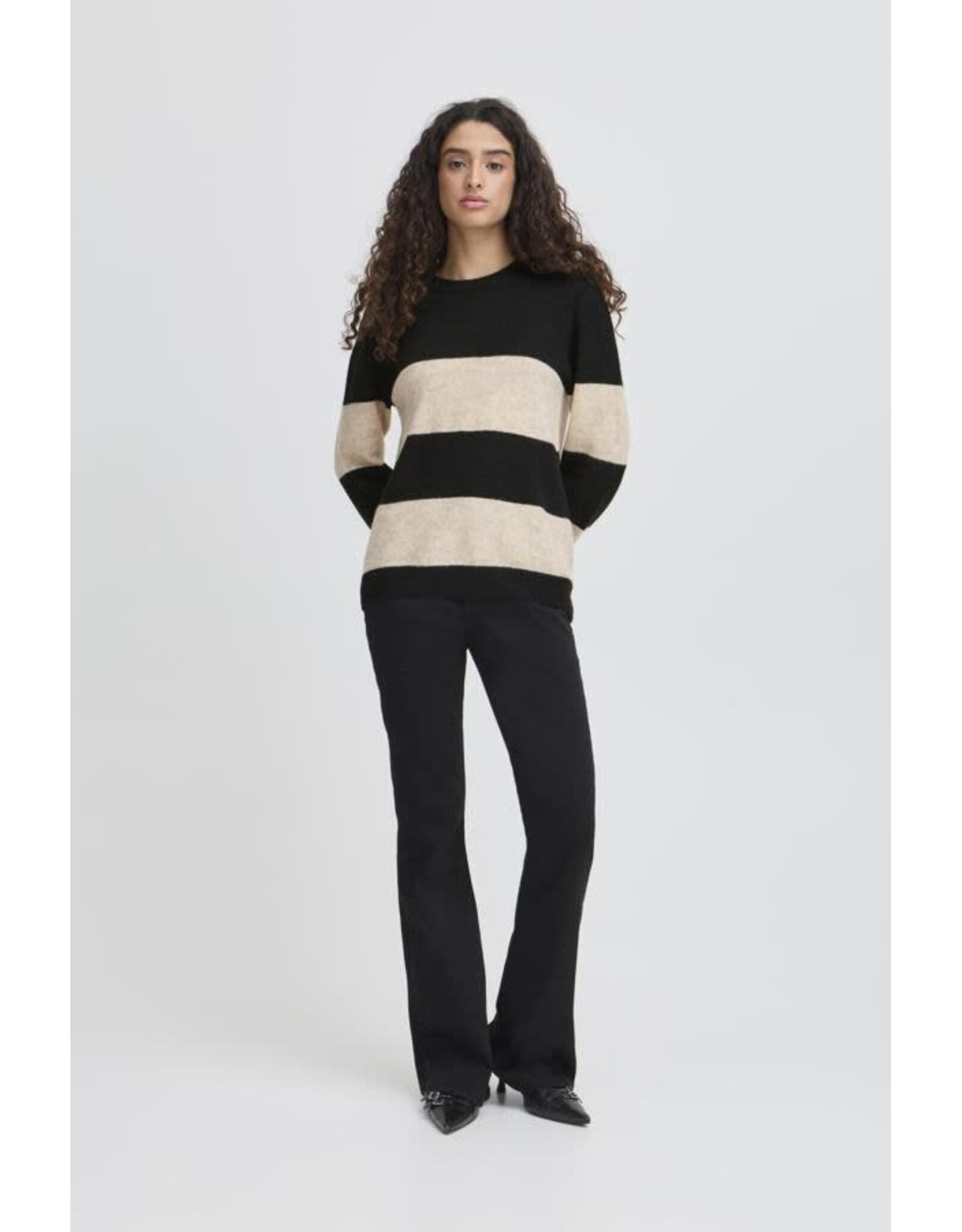 ICHI ICHI - Edeen Striped Pullover (Meteorite)