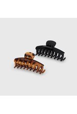 kitsch Kitsch - Recycled Plastic Oversized Matte Claw Clips 2pc Set
