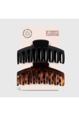 kitsch Kitsch - Recycled Plastic Oversized Matte Claw Clips 2pc Set