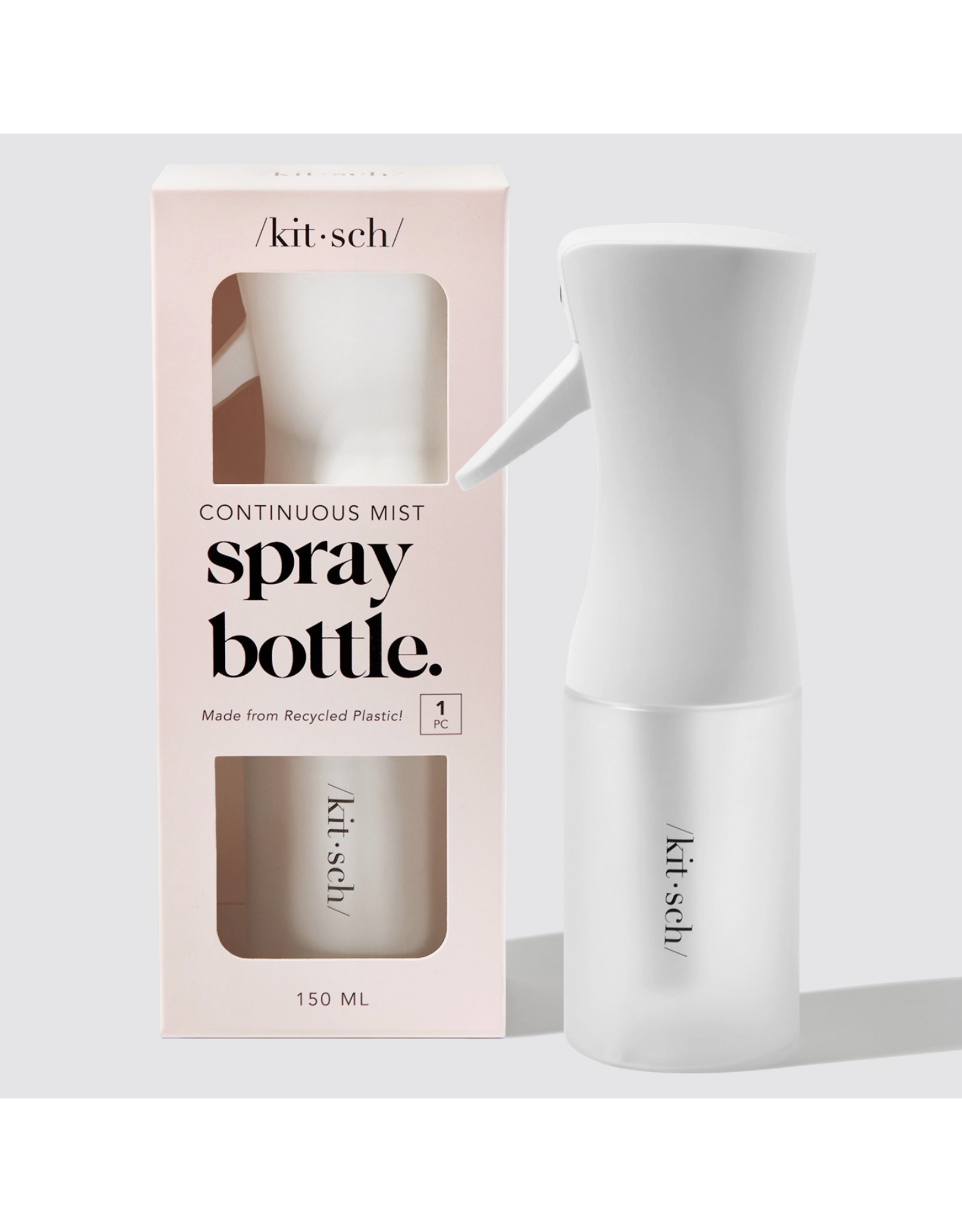 kitsch Kitsch - Recycled Plastic Continuous Spray Bottle (White)