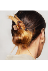 kitsch Kitsch - Recycled Plastic Assorted Claw Clips- Rectangle Open Shape