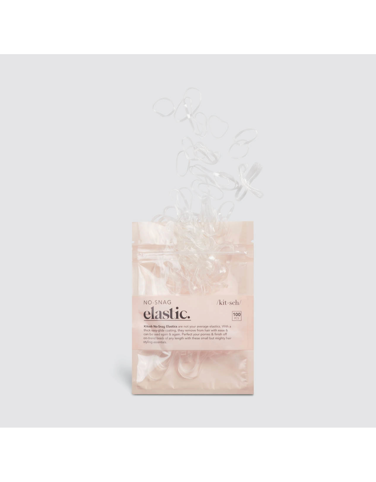 kitsch Kitsch - No-Snag Elastic 100 pc (Clear)