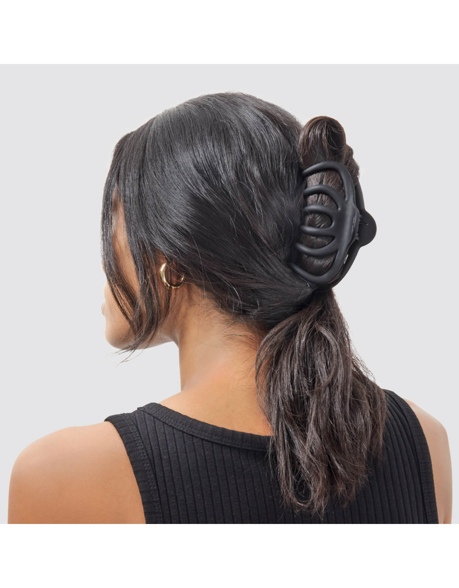 kitsch Kitsch - Recycled Plastic Octopus Claw Clips 2pc (Black and Tortoise)