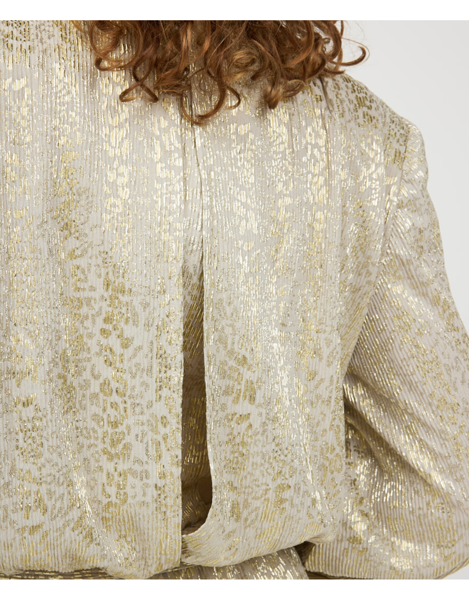 EsQualo EsQualo - Leopard Print Dress (Soft Gold)