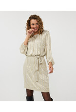 EsQualo EsQualo - Leopard Print Dress (Soft Gold)