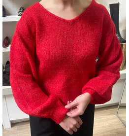 ICHI ICHI - Dabria Pullover (Racing Red)