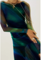 Free people Free People - Sunnei Mesh Maxi Dress (Deep Ocean)