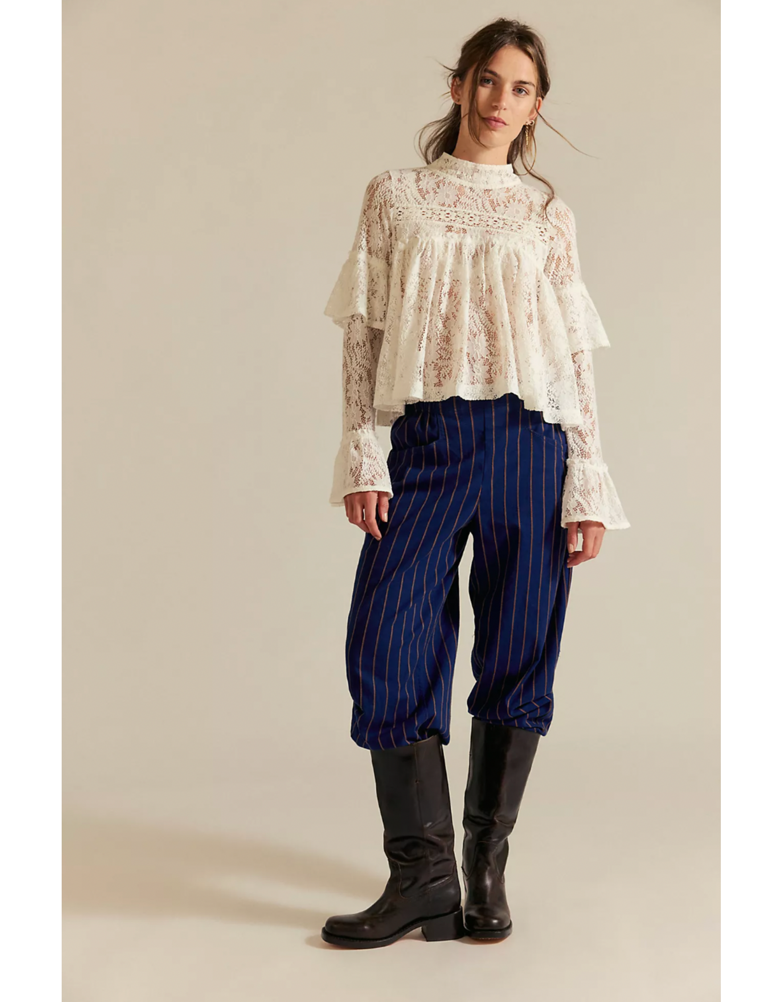 Free people Free People - Nice Choice Pull-On Pants (Navy)