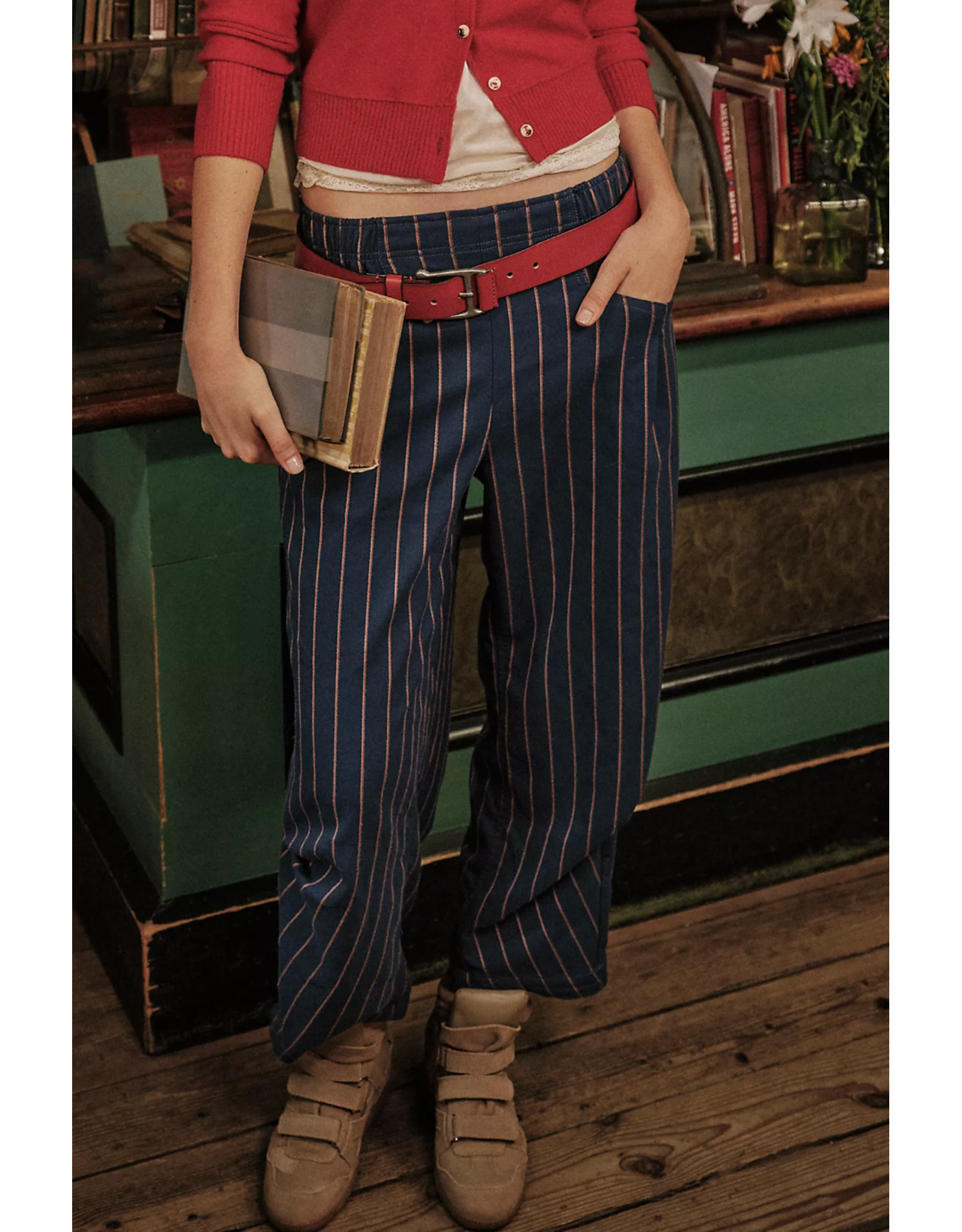 Free people Free People - Nice Choice Pull-On Pants (Navy)