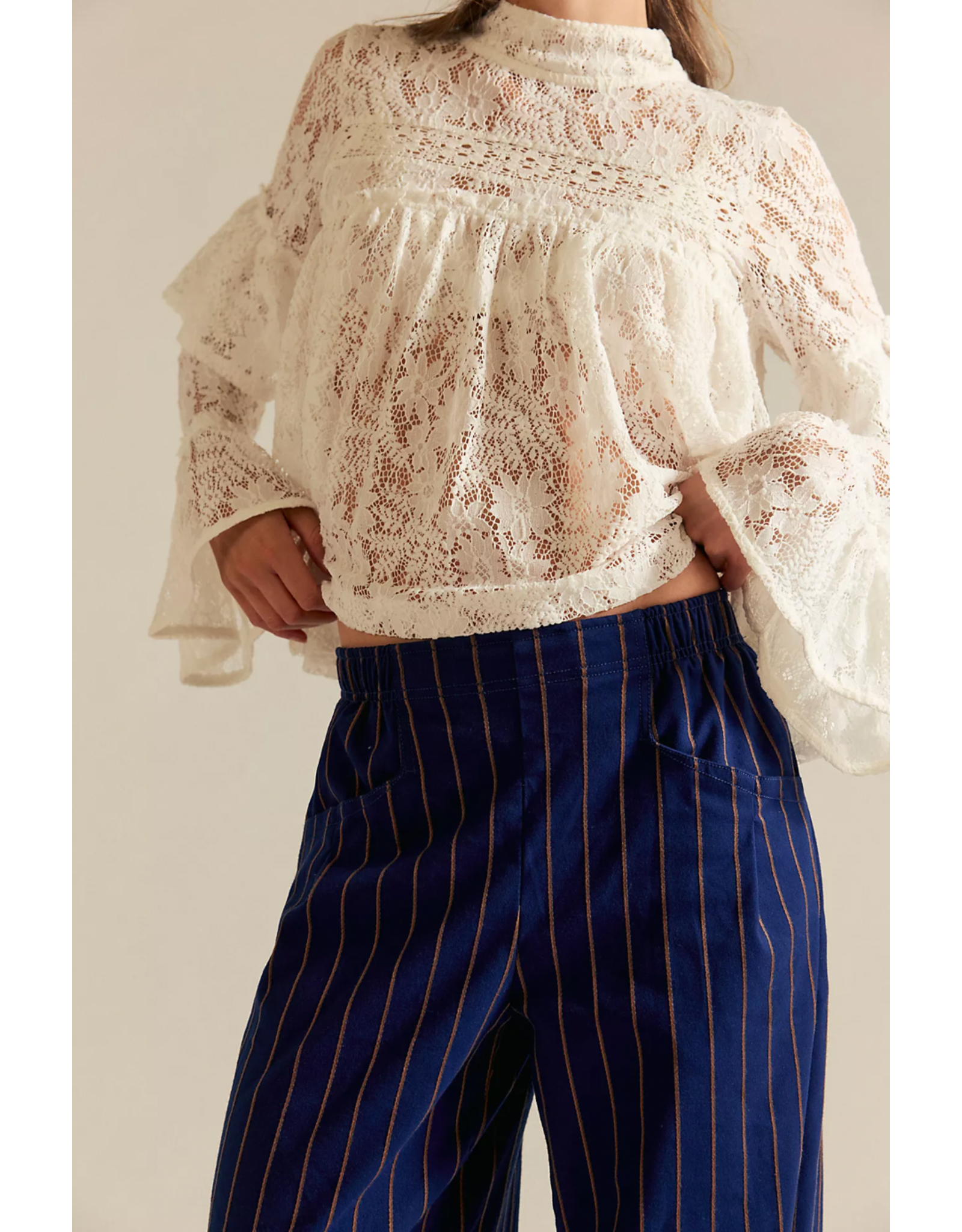 Free people Free People - Nice Choice Pull-On Pants (Navy)