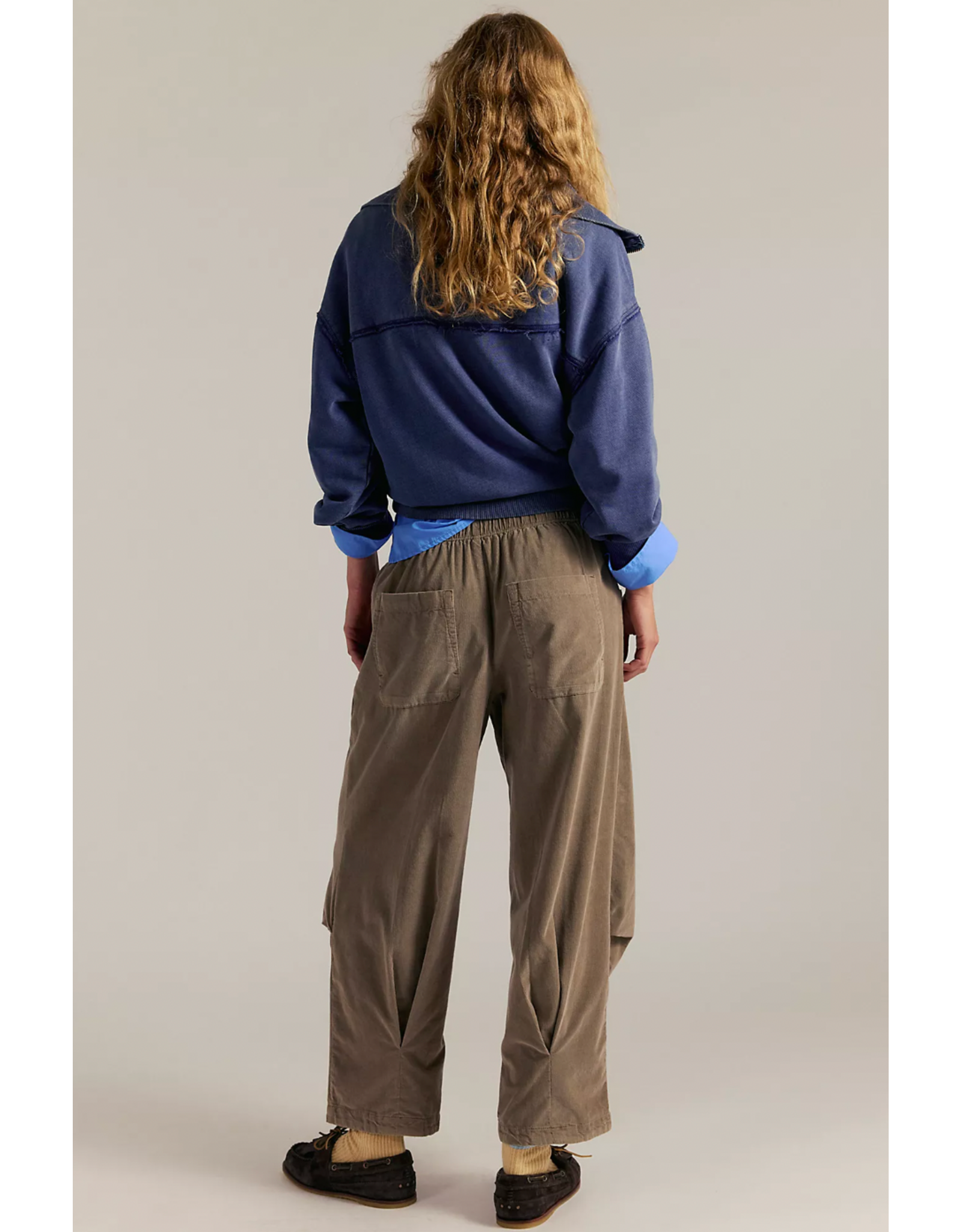 Free people Free People - Nice Choice Cord Pull-On Pants (Fossil Dune)