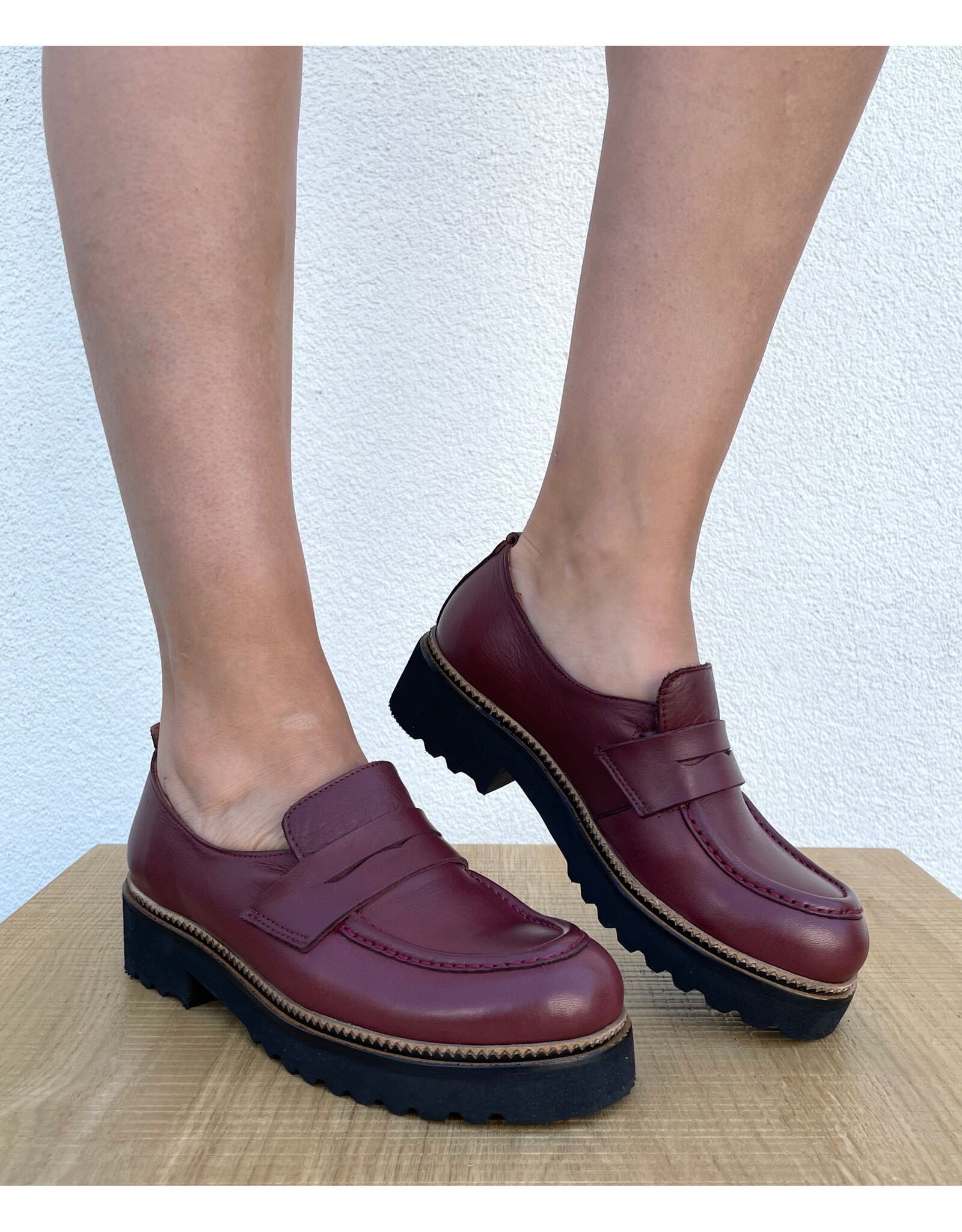 Bueno Bueno - Annie loafer (Merlot)