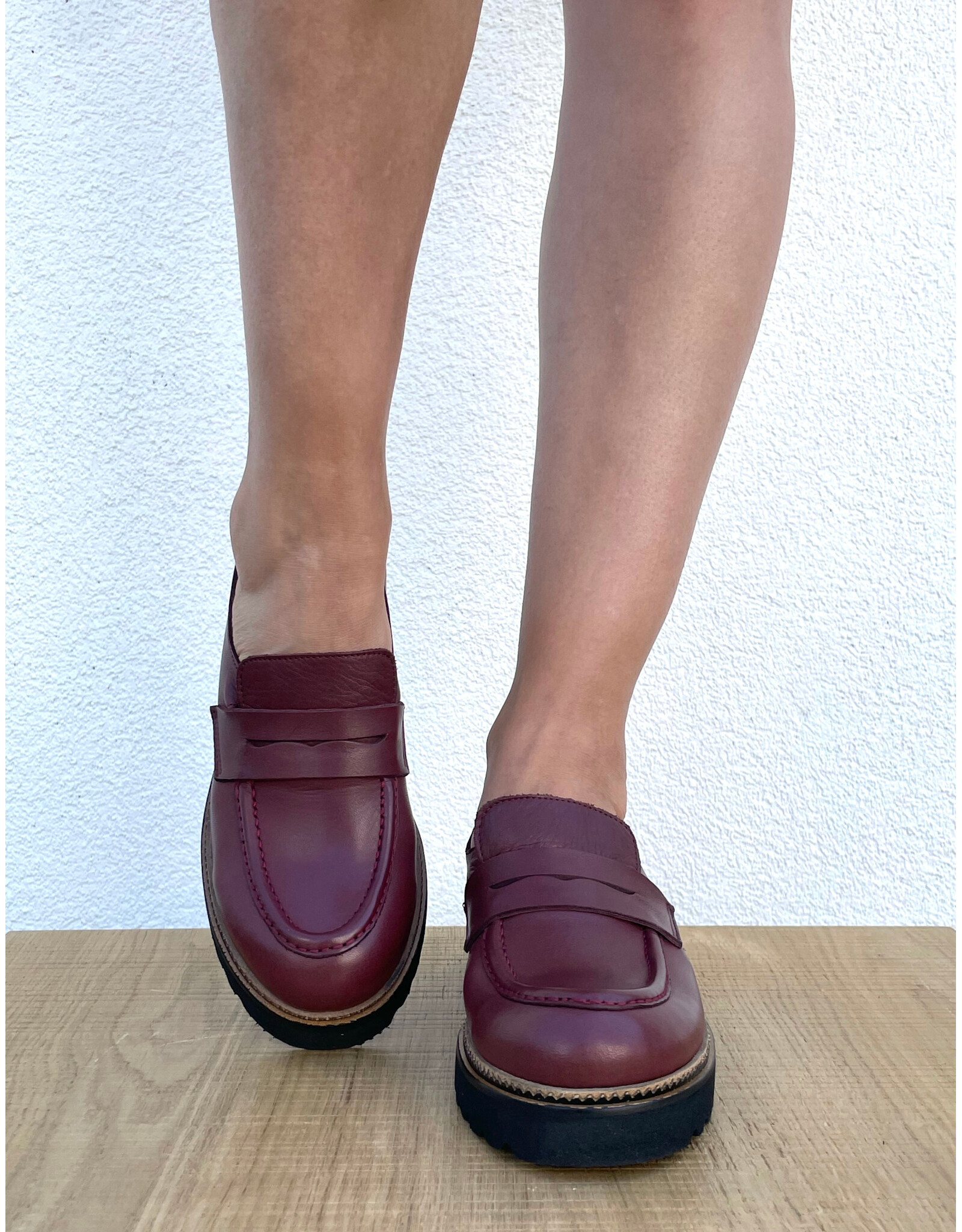 Bueno Bueno - Annie loafer (Merlot)
