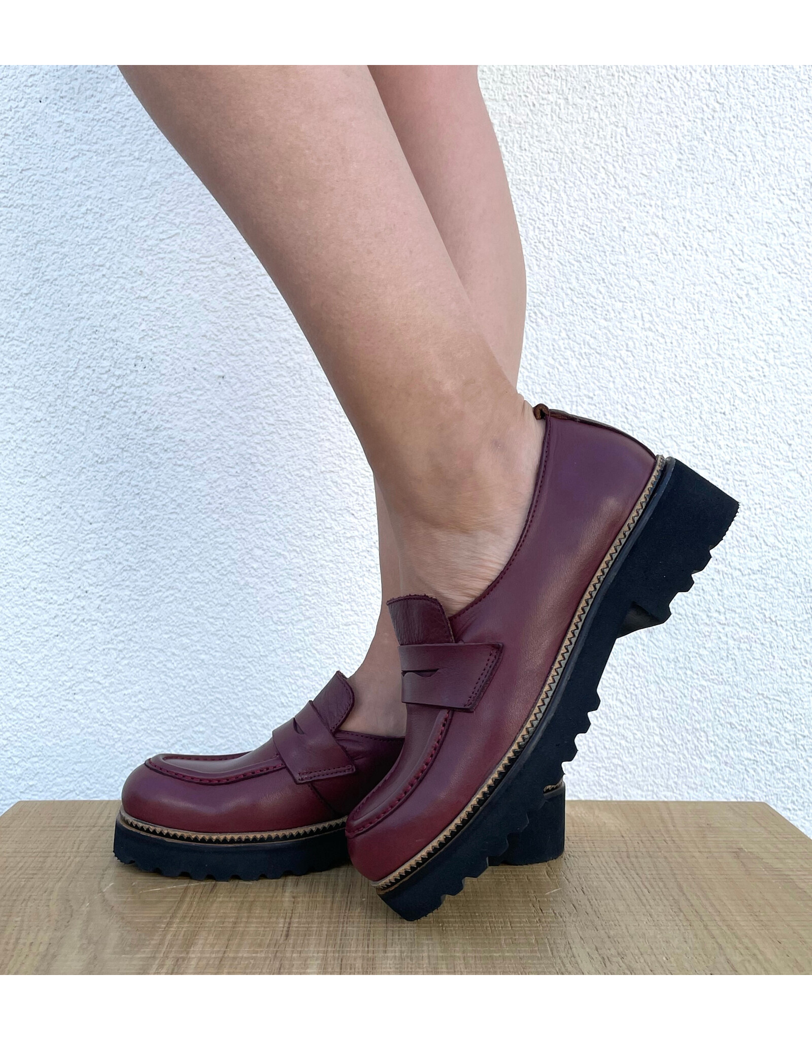 Bueno Bueno - Annie loafer (Merlot)