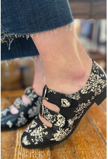 Django and Juliette Django & Juliette - Gifth (Black / Milk Floral Leather)